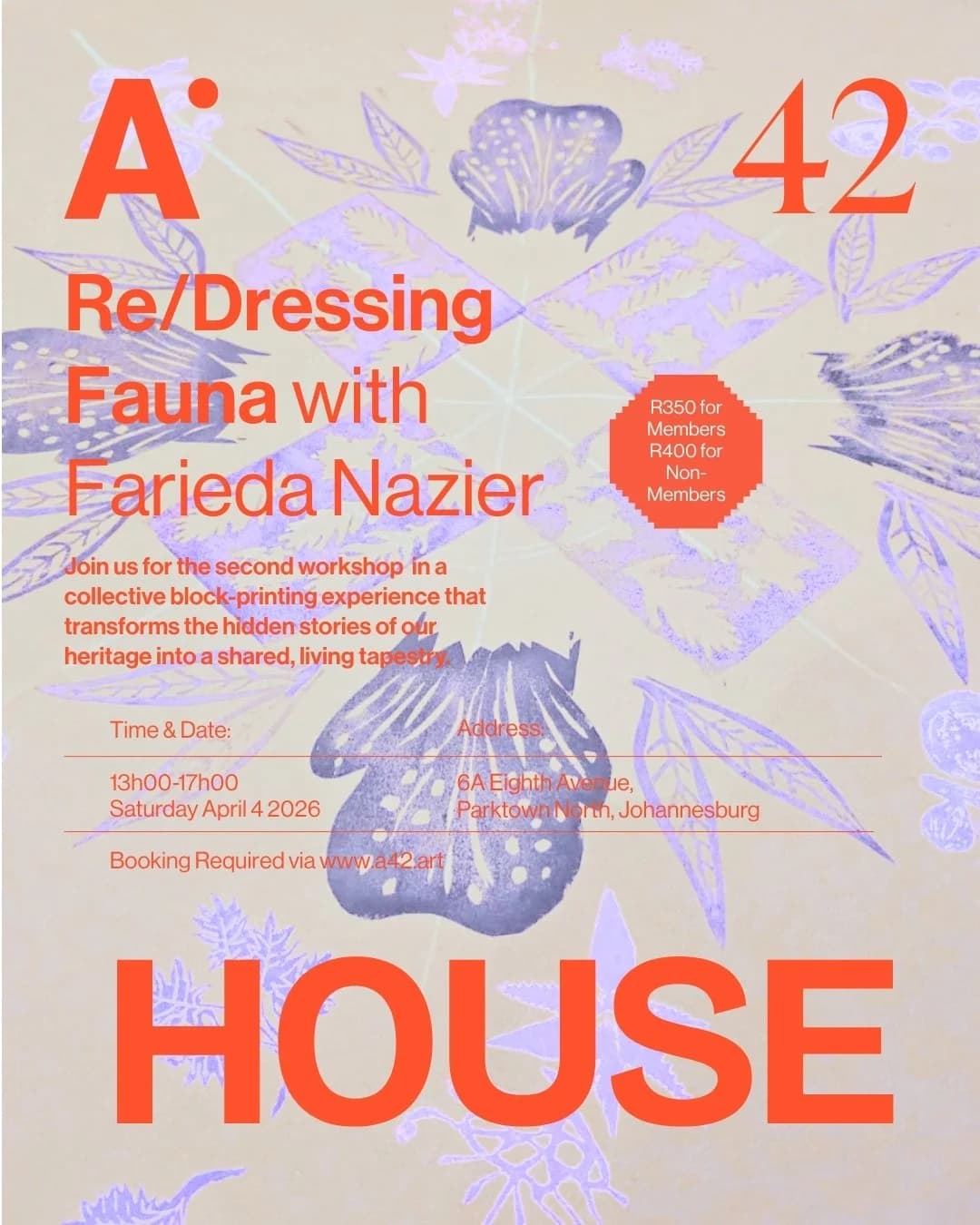 Re/Dressing Fauna with Farieda Nazier, Workshop 2